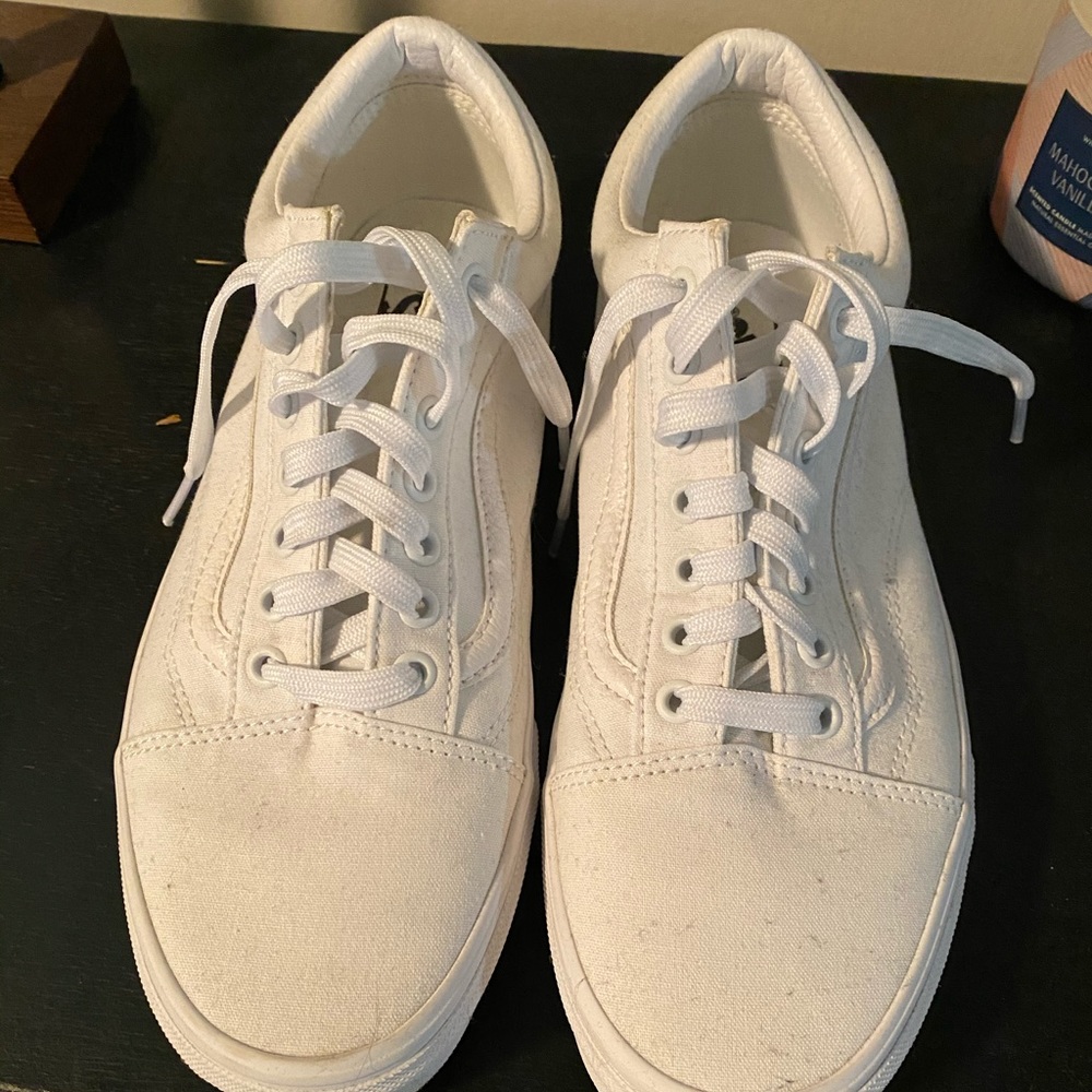 WHITE VANS NEVER WORN